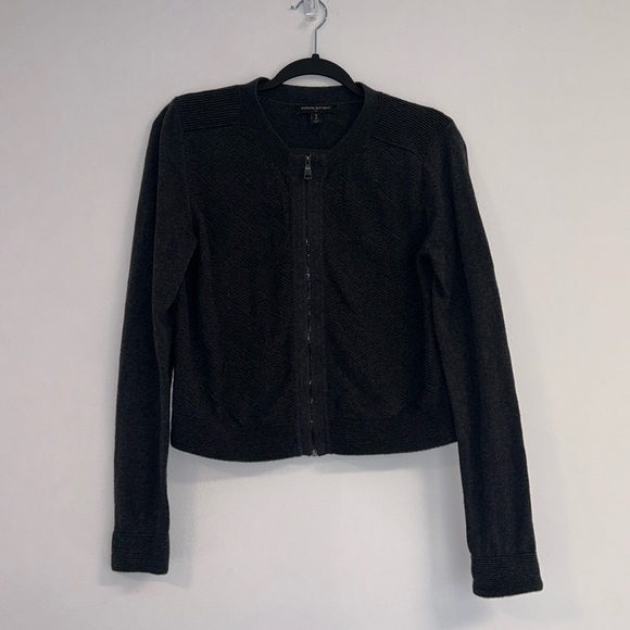 Banana Republic Dark Grey Cardigan Sweater - Picture 1 of 9